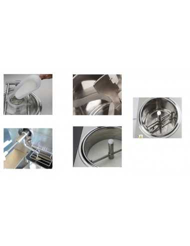 Mantecatore - Produzione Kg/h 12 max 75 - cm...