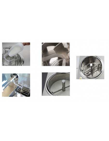 Mantuator - Production Kg/h 12 max 75 - cm 61.3 x 95 x 141 h