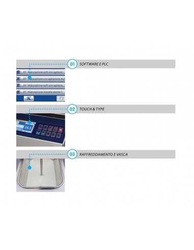 Tino di maturazione acqua - Capacity kg 40/130...