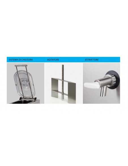 Tino di maturazione acqua - Capacidad kg 60/180 - cm 64.9 x 98.3 x 114.6 h