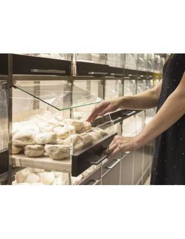 Espositore self service con 6 cassetti e 3...