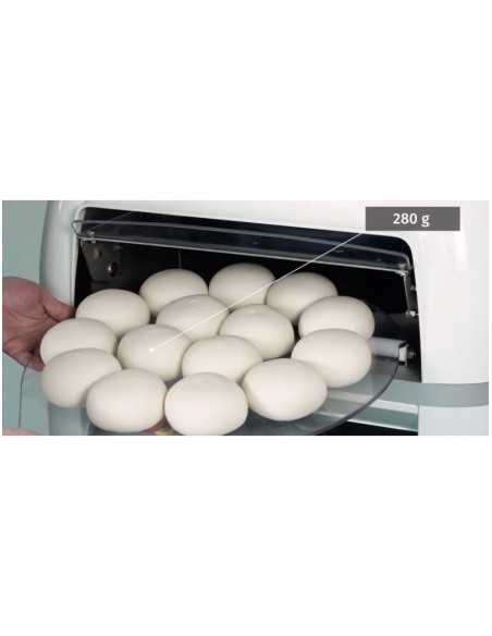 Spezzatrice arrotondatrice automatica - 22 divisioni 60/220 gr. - cm 66 x 70 x 145 h