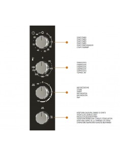 Horno eléctrico - N. 4 x cm 60 x 40 o GN 1/1 - Cm 98 x 78... 2