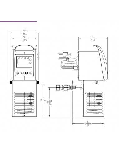 Cuocitore sous-vide - Capacità max litri 30 -...
