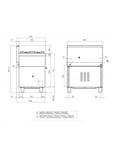 Cocina eléctrica - N° 4 placas - Horno eléctrico estático... 2