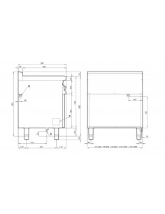 Electric kitchen - Ventilated electric oven - N. 4 round... 2