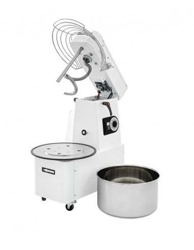 Spiral mixer - Capacity KG 5 / lt 7 - Monophase - cm 30 x 60 x 65.5 h