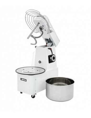 Spiral mixer - Capacity Kg 8 / lt 10 - Monophase - cm 30 x 60 x 65.5 h