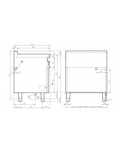 Cucina elettrica - N. 6 piastre quadre - Forno elettrico... 2