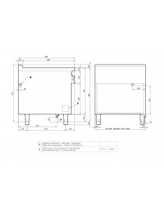 Gas cooker - N. 4 Cookers + Whole plate - Static gas oven... 2
