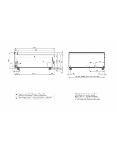 Cocina eléctrica profesional de inducción - cm 80 x 90 x 28h 2