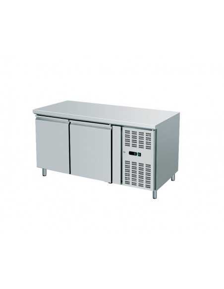 Tavolo refrigerato - Temperatura negativa - N.2 porte - cm 136 x 70 x 85h