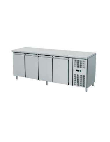 Tabla refrigerada - N. 4 puertas - cm 223 x 70 x 85h