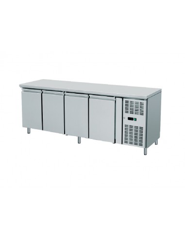Refrigerated table - N. 4 doors - cm 223 x 70 x 85h