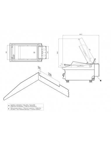 Electric frytop sandwich plate - Plate cm....
