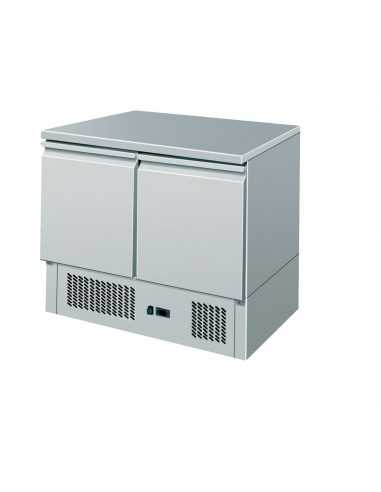 Saladette refrigerata - N.2 porte - cm 90 x 70 x 85 h