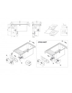 Cuocipasta elettrico - Capacita litri 40 - Sfioratore -... 2