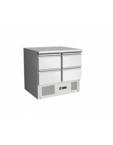 Refrigerated Salads - N. 4 drawers - cm 90 x 70 x 85 h