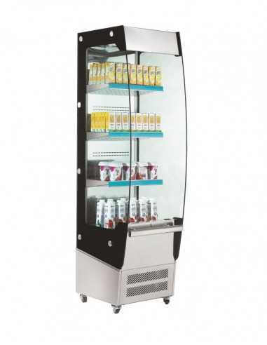 Refrigerated wall display - N. 3 shelves- Temperature +2/+10 °C - Ventilate - cm L 49.5 x P 67 x H 174