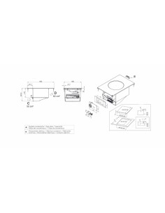 WOK cooking plan - N°1 area - cm 40 x 60 x 31 h 2