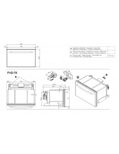 Ventilated oven - GN 1/1N. 1 grid cm 53 x 32.5)- cm 80 x... 2