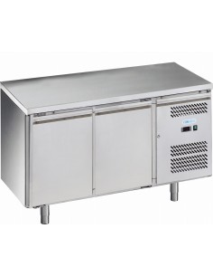 Refrigerated table pastries - n. 2 doors - climatic class c - ventilated - size cm 151 x 80 x 85 h