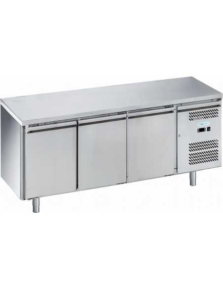 Tavolo refrigerato - N. 3 porte - cm 179.5 x 60 x 85 h