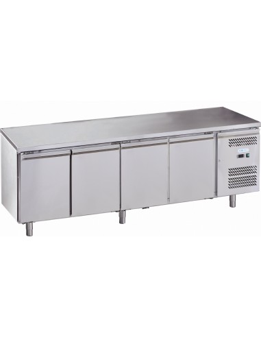Refrigerated table - N. 4 doors - cm 223 x 60 x 85 h
