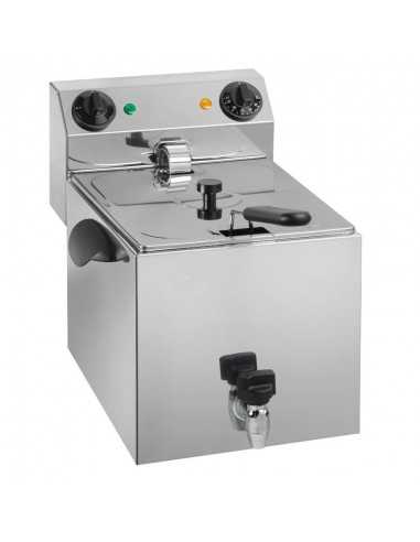 Electric fryer - Capacity lt 6 - cm 34 x 43 x 31 h