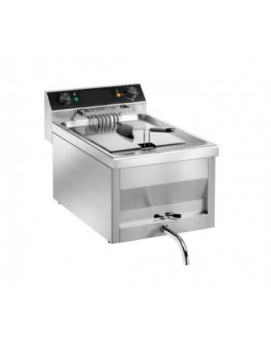 Electric fryer - Capacity lt 12 - cm 40 x 70 x 42h