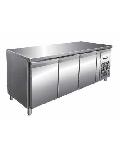 Tavolo refrigerato - N. 3 porte - cm 179.5 x 70 x 86 h