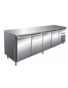 Mesa refrigerada - N. 4 puertas - cm 223 x 70 x 86 h