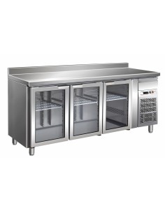 Refrigerated table - N. 3 glass doors - cm 179.5 x 70 x...