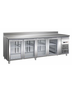 Tabla refrigerada - N. 4 puertas de vidrio - cm 223x 70 x...