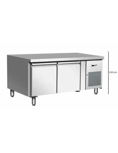 Tabla refrigerada - N. 2 puertas - cm 136x 70 x 65 h