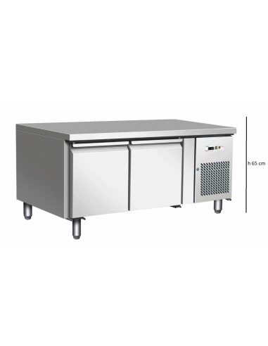 Refrigerated table - N. 2 doors - cm 136x 70 x 65 h