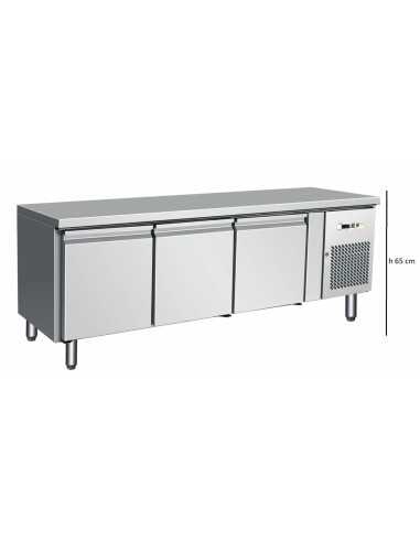 Mesa refrigerada - N. 3 puertas - cm 179.5x 70 x 65 h