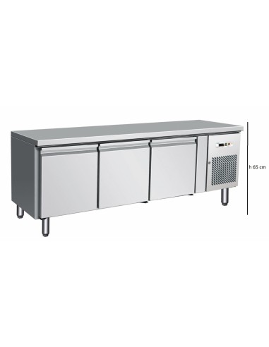 Refrigerated table - N. 3 doors - cm 179.5x 70 x 65 h