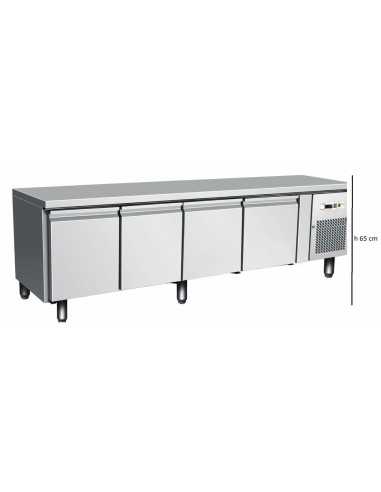 Tabla refrigerada - N. 4 puertas - cm 223 x 70 x 65 h