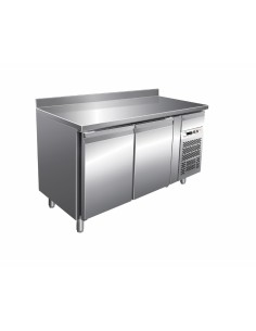 Mesa refrigerada - N. 2 puertas - Splashback - cm 136 x...