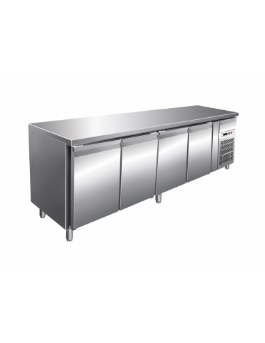 Refrigerated table - N. 4 doors - cm 223 x 60 x 86 h