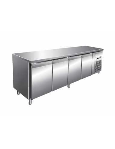 Tavolo refrigerato - N. 4 porte - cm 223 x 60 x 86 h