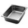 -Contenitori inox gastronorm 1/2 H. 10 cm - Capacità  litri 8 - Dimensioni cm 32.5 x 26.5