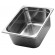 Stainless steel gastronorm containers 1/2 H. 15 cm - Capacity 9.9 liters - Dimensions 32.5 x 26.5 cm