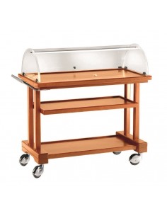 Service trolley - Wood - Cupola - N. 3 shelves - cm 81 x...