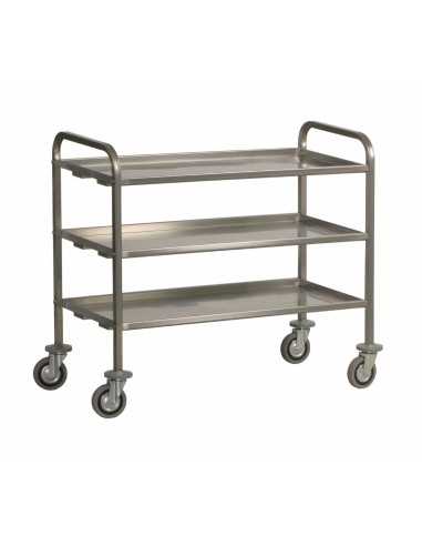 Heavy transport trolley - N. 3 shelves - cm 92 x 67 x 98 h