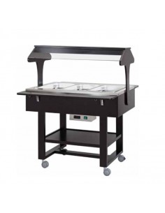 Carrello termico bagnomaria - Cupola - Legno multistrato...