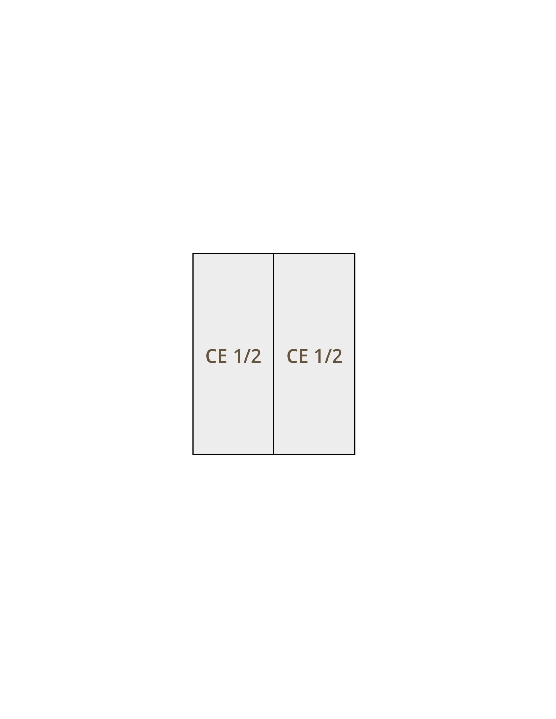 Set cestelli cuocipasta CE 1/2 + 1/2 - Per modello CPM