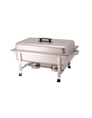 Chafing dish - Cover - Alcohol burners - cm 67 x 37 x 41h
