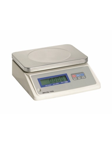 Electronic balance - Division in gr. 5 - Up to 15 Kg - cm 29 x 33 x 22h